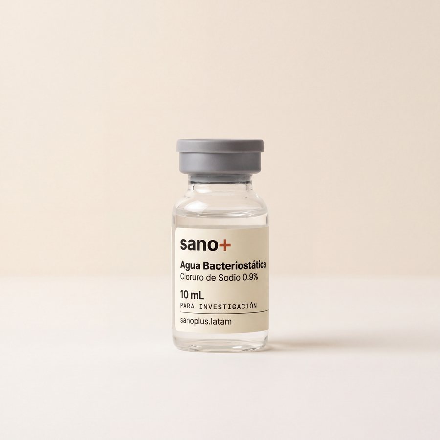 Sano+ Agua Bacteriostática 10 mL vial